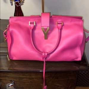 Authentic Saint Laurent Pink Tote
